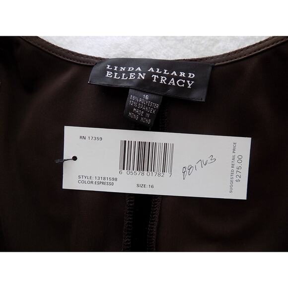 Linda Allard Ellen Tracy velvet jacket and pants set size 16 NWT - Picture 11 of 12